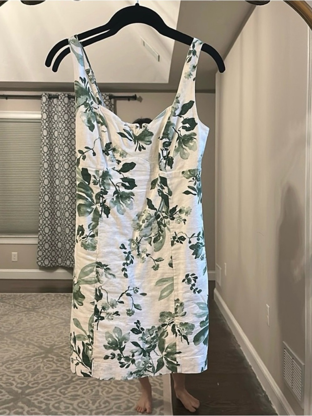 Abercrombie linen floral dress